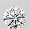 Lab Grown Diamond 3.02 Carats, Round with Ideal Cut, F Color, VVS2 Clarity and Certified by IGI