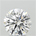 Del inventario de diamantes de laboratorio, 2.60 quilates, Redondo , Color E, claridad VVS2 y certificado IGI