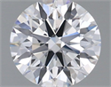 Lab Grown Diamond 1.06 Carats, Round with Ideal Cut, D Color, VS2 Clarity and Certified by IGI
