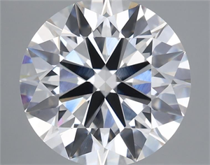 Picture of Lab Grown Diamond 5.56 Carats, Round with Ideal Cut, E Color, VVS1 Clarity and Certified by IGI
