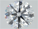 Lab Grown Diamond 4.07 Carats, Round with Ideal Cut, F Color, VVS1 Clarity and Certified by IGI