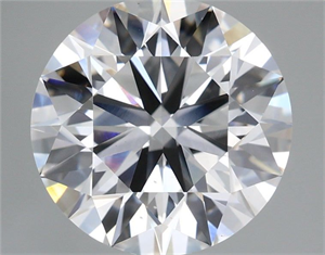 Picture of Lab Grown Diamond 5.52 Carats, Round with Ideal Cut, E Color, VS2 Clarity and Certified by IGI