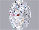 Lab Grown Diamond 2.50 Carats, Round with Excellent Cut, D Color, VVS2 Clarity and Certified by GIA