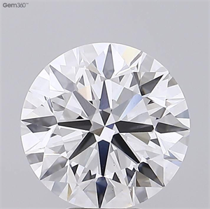 Picture of Lab Grown Diamond 7.04 Carats, Round with Ideal Cut, F Color, VS1 Clarity and Certified by IGI