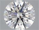 Lab Grown Diamond 4.02 Carats, Round with Ideal Cut, D Color, VS1 Clarity and Certified by IGI