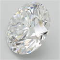 Lab Grown Diamond 3.33 Carats, Round with Excellent Cut, E Color, VVS2 Clarity and Certified by GIA