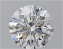 Del inventario de diamantes de laboratorio, 1.24 quilates, Redondo , Color F, claridad VS2 y certificado IGI