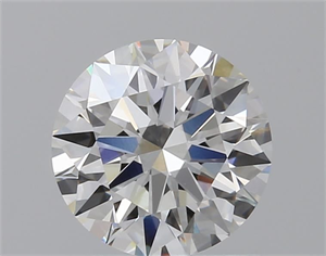 Picture of Lab Grown Diamond 1.10 Carats, Round with Ideal Cut, F Color, VVS2 Clarity and Certified by IGI