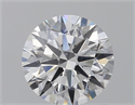Lab Grown Diamond 1.01 Carats, Round with Ideal Cut, E Color, VS1 Clarity and Certified by IGI