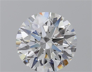 Picture of Lab Grown Diamond 1.10 Carats, Round with Ideal Cut, E Color, VVS2 Clarity and Certified by IGI