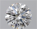 Lab Grown Diamond 1.22 Carats, Round with Ideal Cut, E Color, VS1 Clarity and Certified by IGI
