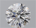 Lab Grown Diamond 1.06 Carats, Round with Ideal Cut, E Color, VS1 Clarity and Certified by IGI
