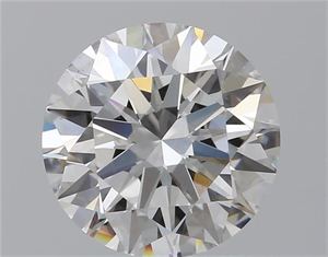 Picture of Lab Grown Diamond 2.00 Carats, Round with Ideal Cut, E Color, VS2 Clarity and Certified by IGI