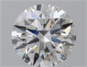 Lab Grown Diamond 1.22 Carats, Round with Ideal Cut, E Color, VVS2 Clarity and Certified by IGI