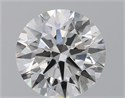 Lab Grown Diamond 2.11 Carats, Round with Ideal Cut, G Color, VS1 Clarity and Certified by IGI
