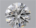 Lab Grown Diamond 1.18 Carats, Round with Ideal Cut, E Color, VVS2 Clarity and Certified by IGI