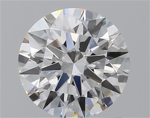 Picture of Lab Grown Diamond 1.06 Carats, Round with Ideal Cut, F Color, VS1 Clarity and Certified by IGI