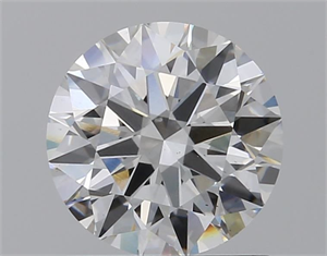 Picture of Lab Grown Diamond 1.12 Carats, Round with Ideal Cut, E Color, VS2 Clarity and Certified by IGI