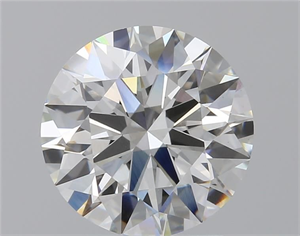 Picture of Lab Grown Diamond 2.11 Carats, Round with Ideal Cut, G Color, VS1 Clarity and Certified by IGI