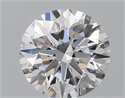 Lab Grown Diamond 1.04 Carats, Round with Ideal Cut, E Color, VS1 Clarity and Certified by IGI