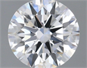 Lab Grown Diamond 0.86 Carats, Round with Ideal Cut, D Color, VVS2 Clarity and Certified by IGI