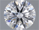 Del inventario de diamantes de laboratorio, 0.72 quilates, Redondo , Color D, claridad VVS1 y certificado IGI