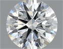 Lab Grown Diamond 0.96 Carats, Round with Ideal Cut, E Color, VVS2 Clarity and Certified by IGI