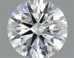 Picture of Lab Grown Diamond 0.96 Carats, Round with Ideal Cut, E Color, VVS2 Clarity and Certified by IGI