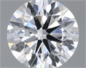 Lab Grown Diamond 0.97 Carats, Round with Ideal Cut, D Color, VVS2 Clarity and Certified by IGI