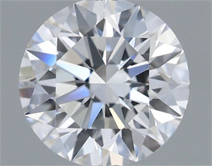 Picture of Lab Grown Diamond 0.97 Carats, Round with Ideal Cut, D Color, VVS2 Clarity and Certified by IGI