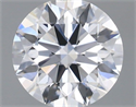 Lab Grown Diamond 0.97 Carats, Round with Ideal Cut, D Color, VVS2 Clarity and Certified by IGI