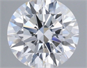 Lab Grown Diamond 0.97 Carats, Round with Ideal Cut, D Color, VVS2 Clarity and Certified by IGI