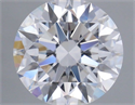 Lab Grown Diamond 0.97 Carats, Round with Ideal Cut, D Color, VS1 Clarity and Certified by IGI