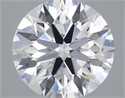 Lab Grown Diamond 3.57 Carats, Round with Ideal Cut, E Color, VVS2 Clarity and Certified by IGI