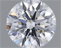 Lab Grown Diamond 0.97 Carats, Round with Ideal Cut, D Color, VVS1 Clarity and Certified by IGI
