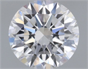 Lab Grown Diamond 0.70 Carats, Round with Excellent Cut, D Color, VS1 Clarity and Certified by IGI