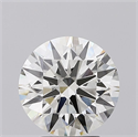 Lab Grown Diamond 3.02 Carats, Round with Ideal Cut, J Color, VS1 Clarity and Certified by IGI