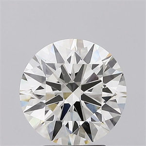 Picture of Lab Grown Diamond 3.02 Carats, Round with Ideal Cut, J Color, VS1 Clarity and Certified by IGI