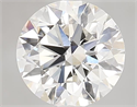 Del inventario de diamantes de laboratorio, 2.26 quilates, Redondo , Color G, claridad VVS2 y certificado IGI