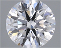 Del inventario de diamantes de laboratorio, 0.72 quilates, Redondo , Color D, claridad VVS2 y certificado IGI