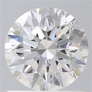 Picture of Lab Grown Diamond 1.10 Carats, Round with Excellent Cut, D Color, VVS2 Clarity and Certified by IGI