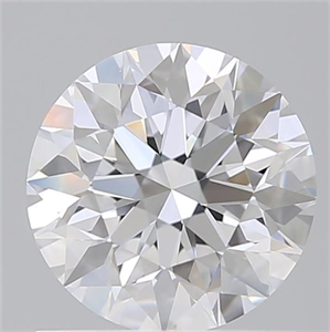 Picture of Lab Grown Diamond 1.09 Carats, Round with Excellent Cut, E Color, VVS2 Clarity and Certified by IGI
