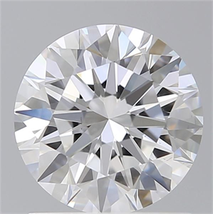 Picture of Lab Grown Diamond 1.30 Carats, Round with Excellent Cut, D Color, VS1 Clarity and Certified by IGI