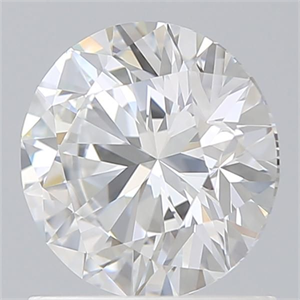 Picture of Lab Grown Diamond 1.12 Carats, Round with Ideal Cut, D Color, VVS2 Clarity and Certified by IGI