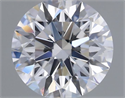 Lab Grown Diamond 1.08 Carats, Round with Ideal Cut, E Color, VVS1 Clarity and Certified by IGI