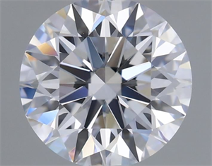 Picture of Lab Grown Diamond 1.08 Carats, Round with Ideal Cut, E Color, VVS1 Clarity and Certified by IGI