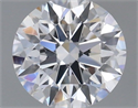 Lab Grown Diamond 1.06 Carats, Round with Ideal Cut, D Color, VVS1 Clarity and Certified by IGI