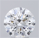Lab Grown Diamond 3.63 Carats, Round with Ideal Cut, E Color, SI1 Clarity and Certified by IGI