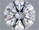 Lab Grown Diamond 0.71 Carats, Round with Ideal Cut, D Color, VVS2 Clarity and Certified by IGI