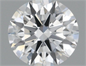 Lab Grown Diamond 0.74 Carats, Round with Ideal Cut, D Color, VVS2 Clarity and Certified by IGI